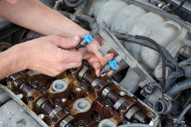 manutenção injectores do carro