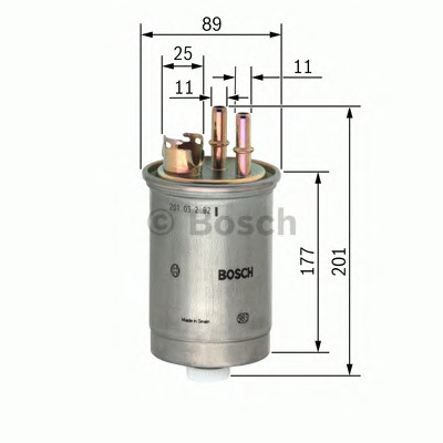 Filtro de combustível BOSCH 0 450 906 308