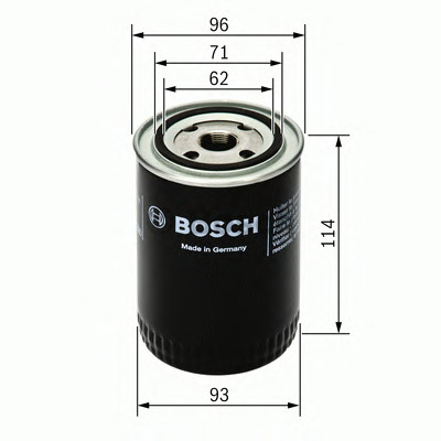 Filtro de óleo BOSCH 0 451 203 108
