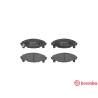 Jogo de 4 pastilhas de freio BREMBO P 16 007