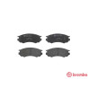Jogo de 4 pastilhas de freio BREMBO P 56 028