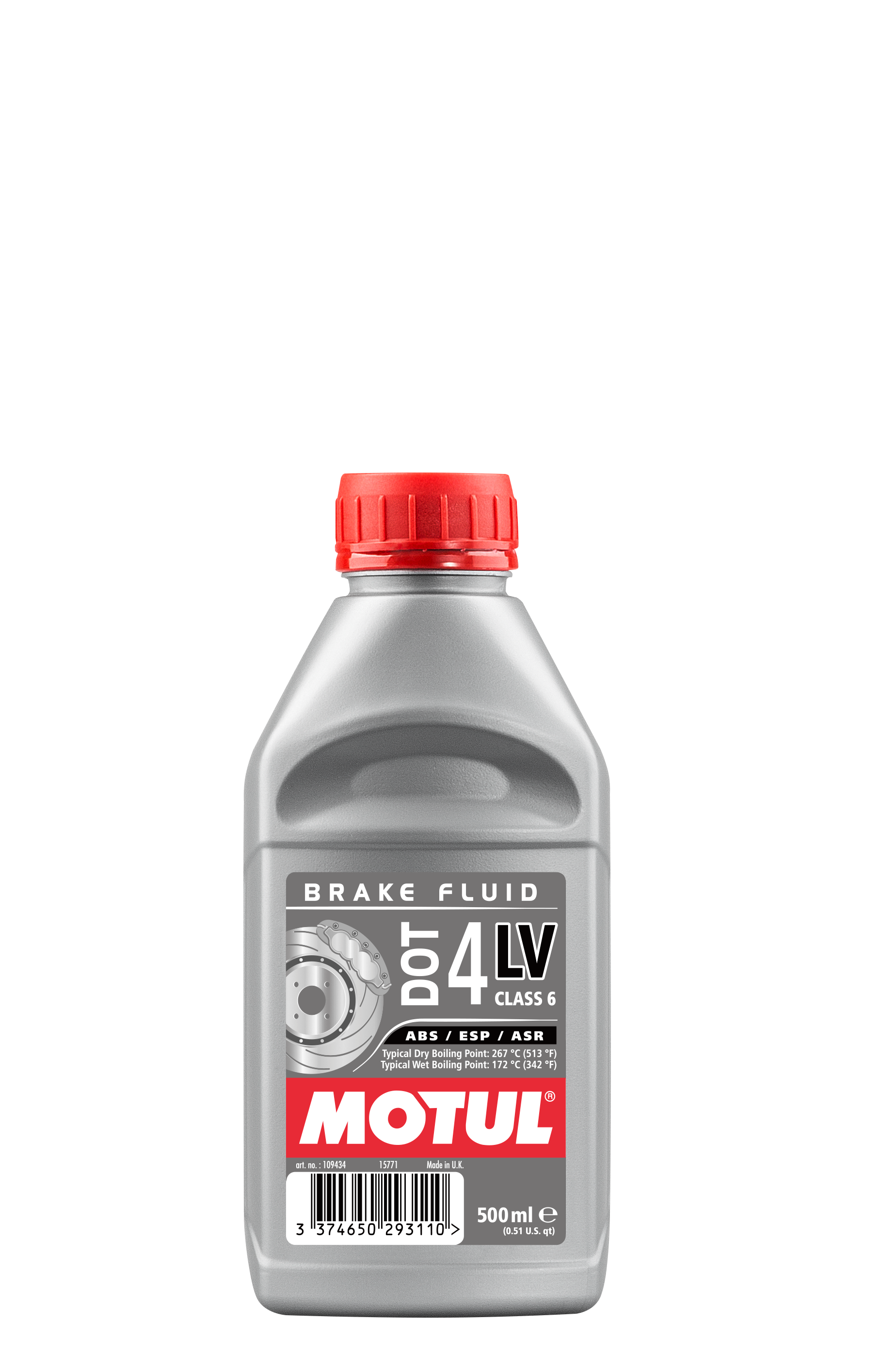 Fluido de freio Motul DOT 4 LV 0,5L