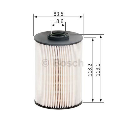 Filtro de combustível BOSCH F 026 402 008