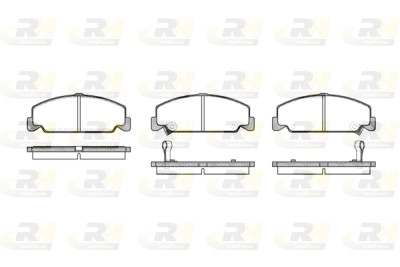 Conjunto de 4 pastilhas de freio ROADHOUSE 2182.12