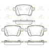 Conjunto de 4 pastilhas de freio ROADHOUSE 21450.22