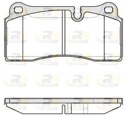 Conjunto de 4 pastilhas de freio ROADHOUSE 2983.40