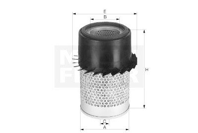 Filtro de ar MANN-FILTER C 1140/1