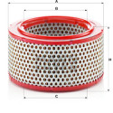 Filtro de ar MANN-FILTER C 1427