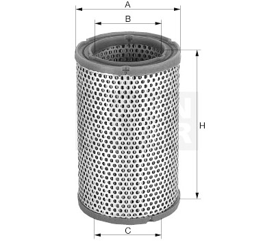 Filtro de ar MANN-FILTER C 15 124