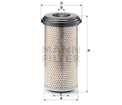 Filtro de ar MANN-FILTER C 17 225