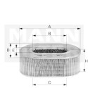 Filtro de ar MANN-FILTER C 1861