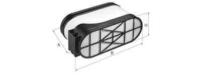 Filtro de ar MANN-FILTER C 25 150