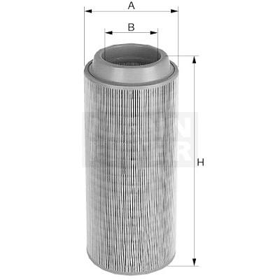 Filtro de ar MANN-FILTER C 25 710