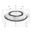 Filtro de ar MANN-FILTER C 2722