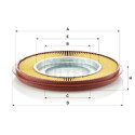 Filtro de ar MANN-FILTER C 2826