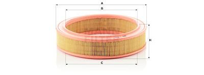 Filtro de ar MANN-FILTER C 2852