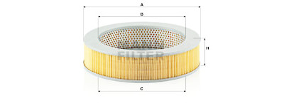 Filtro de ar MANN-FILTER C 2868