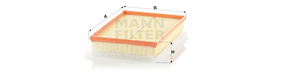 Filtro de ar MANN-FILTER C 30 125/3