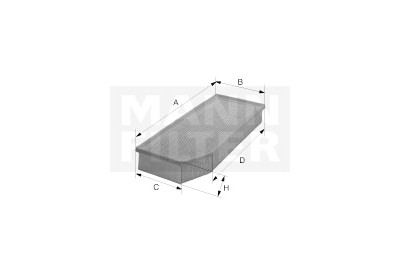 Filtro de ar MANN-FILTER C 31 149/1