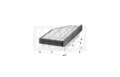 Filtro de ar MANN-FILTER C 3327