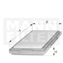 Filtro de ar MANN-FILTER C 3471