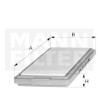 Filtro de ar MANN-FILTER C 3471