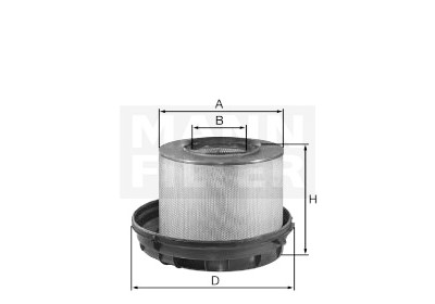 Filtro de ar MANN-FILTER C 41 1776
