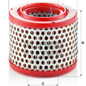 Filtro de ar MANN-FILTER C 78