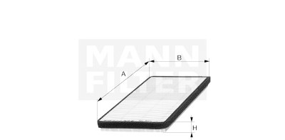 Filtro de ar de cabine MANN-FILTER CUK3139-2