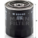 Filtro de óleo MANN-FILTER W 920/80