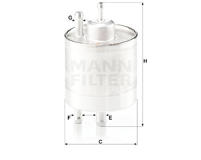 Filtro de combustível MANN-FILTER WK 513/5