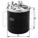 Filtro de combustível MANN-FILTER WK 8029