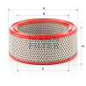 Filtro de ar MANN-FILTER C 2146