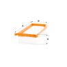 Filtro de ar MANN-FILTER C 27 029