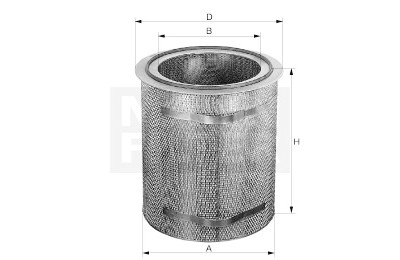 Filtro de ar MANN-FILTER C 57 1895