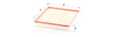 Filtro de ar MANN-FILTER C 34 005