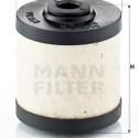 Filtro de combustível MANN-FILTER BFU 715