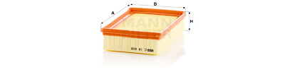 Filtro de ar MANN-FILTER C 18 008
