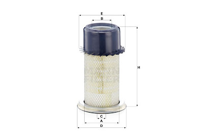 Filtro de ar MANN-FILTER C 21 012