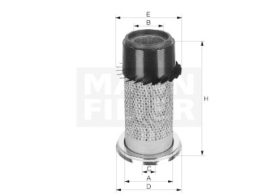 Filtro de ar MANN-FILTER C 22 032