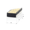 Filtro de ar MANN-FILTER C 2243/1