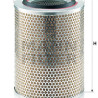Filtro de ar MANN-FILTER C 23 440/2