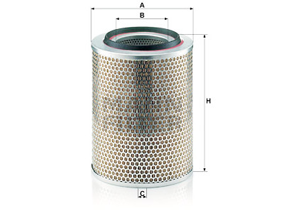 Filtro de ar MANN-FILTER C 23 440/2