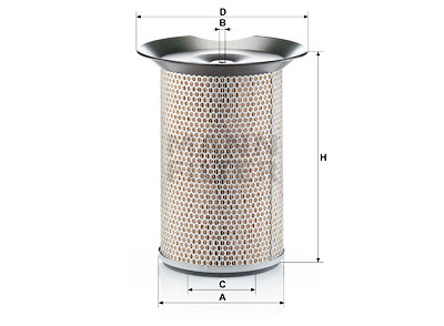 Filtro de ar MANN-FILTER C 23 502