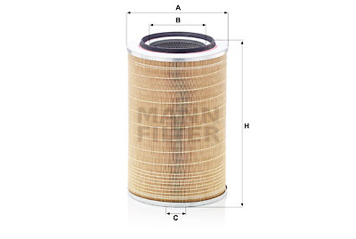 Filtro de ar MANN-FILTER C 24 508/1