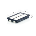 Filtro de ar MANN-FILTER C 25 034