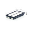 Filtro de ar MANN-FILTER C 25 034