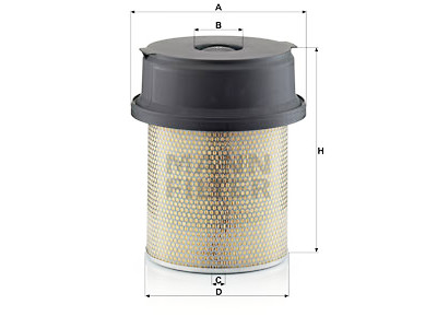 Filtro de ar MANN-FILTER C 29 1219/1