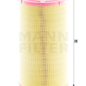 Filtro de ar MANN-FILTER C 29 1366/1