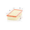 Filtro de ar MANN-FILTER C 30 028